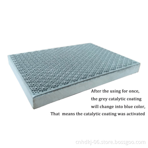 Honeycomb Ceramic Heating Tiles for Gas Infrared Burner with Catalytic